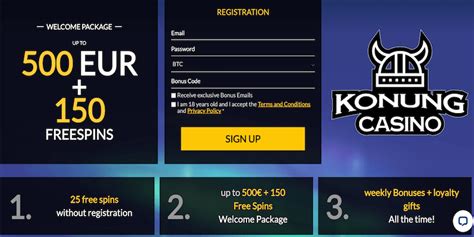 Konung Casino No Deposit Bonus Codes